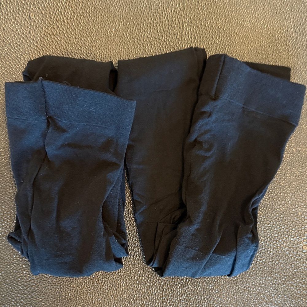 Target Kids Black Panty Hose Tights Size 4-6 2 pack